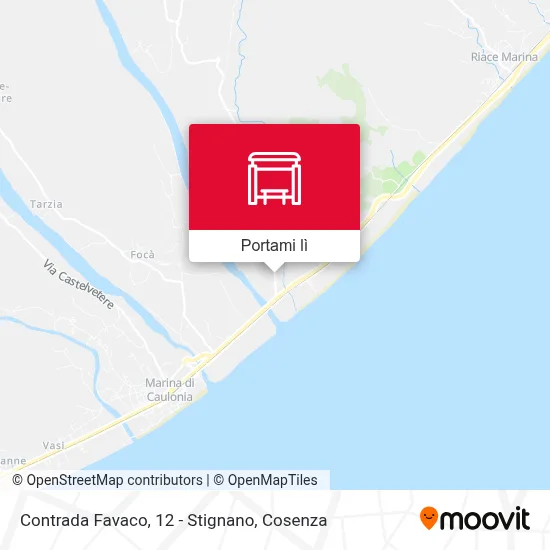 Mappa Contrada Favaco, 12 - Stignano