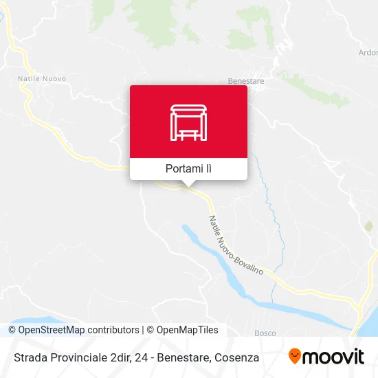 Mappa Strada Provinciale 2dir, 24 - Benestare