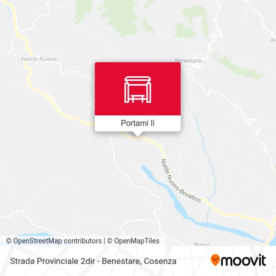 Mappa Strada Provinciale 2dir - Benestare