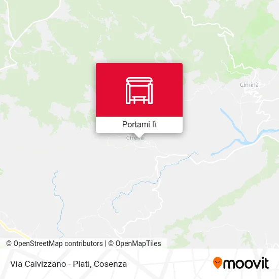 Mappa Via Calvizzano - Plati