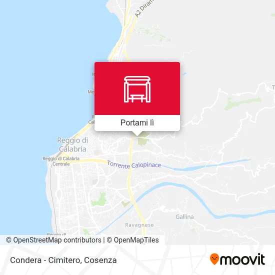 Mappa Condera  -  Cimitero