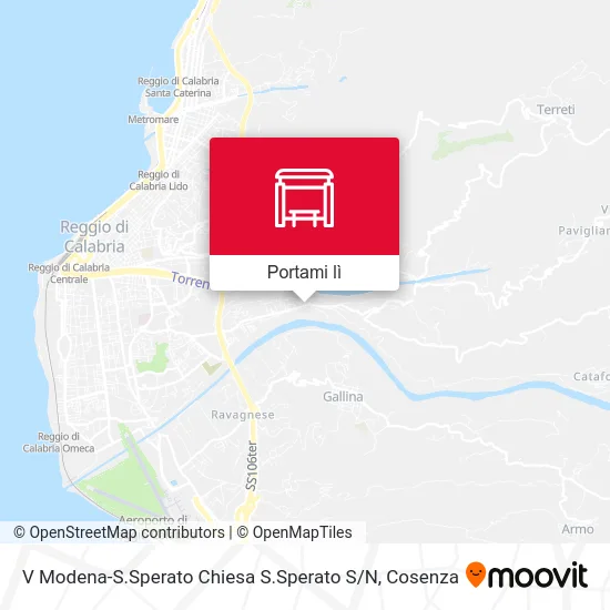 Mappa V Modena-S.Sperato Chiesa S.Sperato  S / N