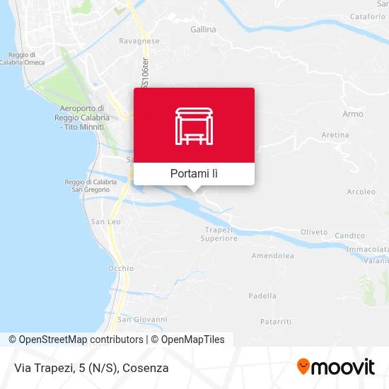 Mappa Via Trapezi, 5  (N/S)