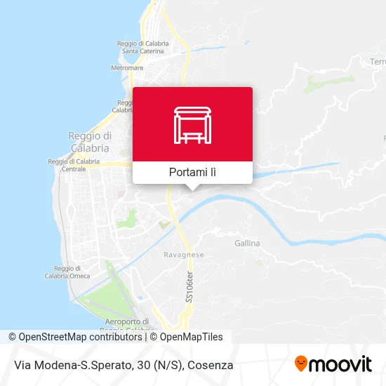 Mappa Via Modena-S.Sperato, 30 (N/S)