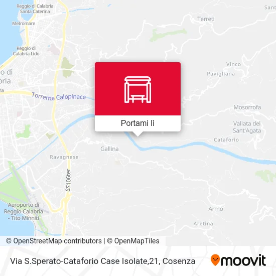 Mappa Via S.Sperato-Cataforio  Case Isolate,21