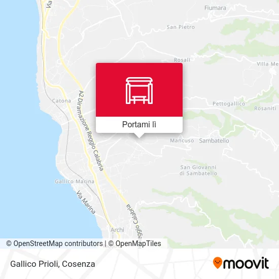 Mappa Gallico Prioli