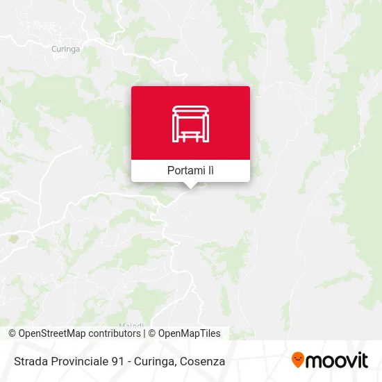 Mappa Strada Provinciale 91 - Curinga
