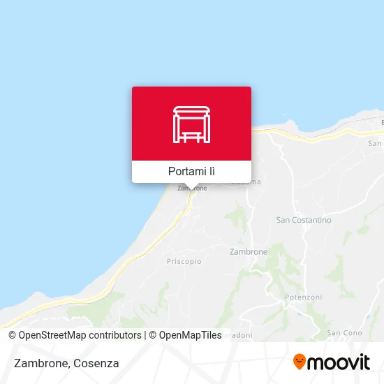 Mappa Zambrone