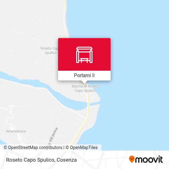 Mappa Roseto Capo Spulico