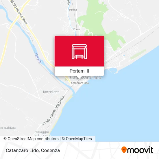 Mappa Catanzaro Lido
