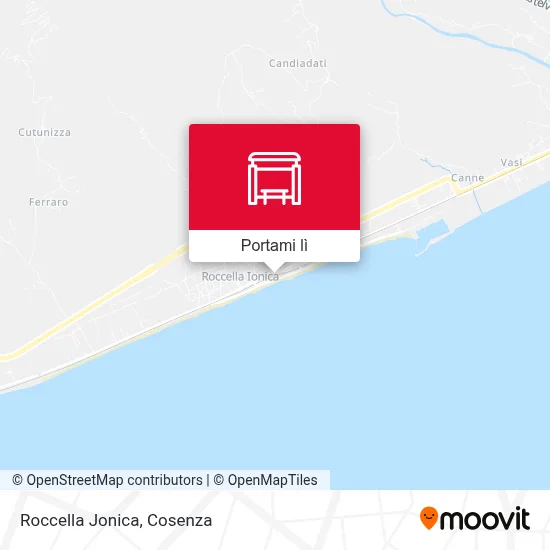 Mappa Roccella Jonica