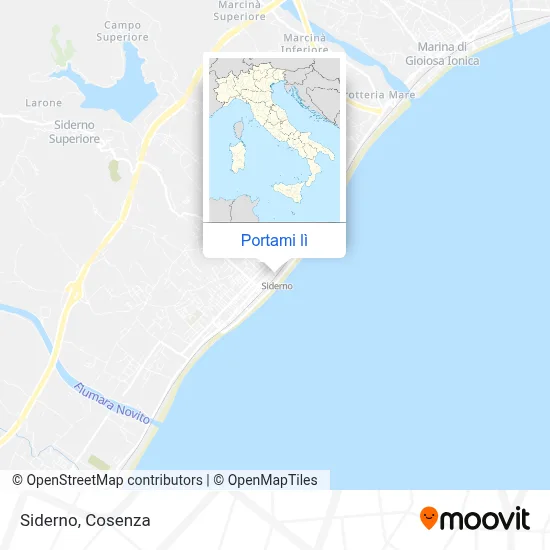 Mappa Siderno
