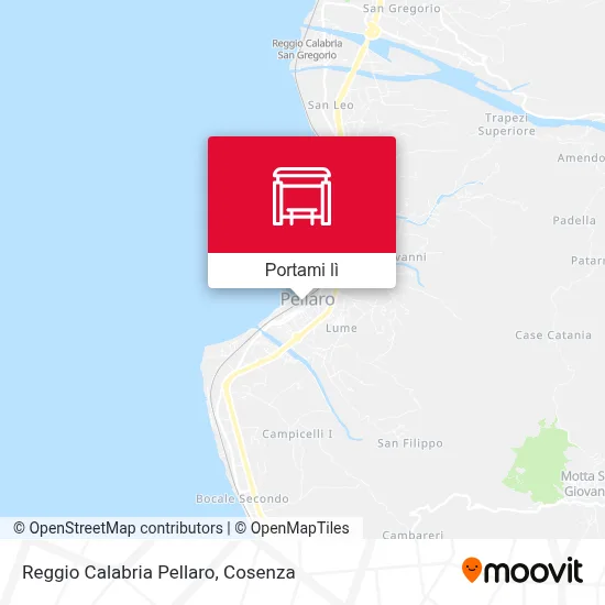 Mappa Reggio Calabria Pellaro