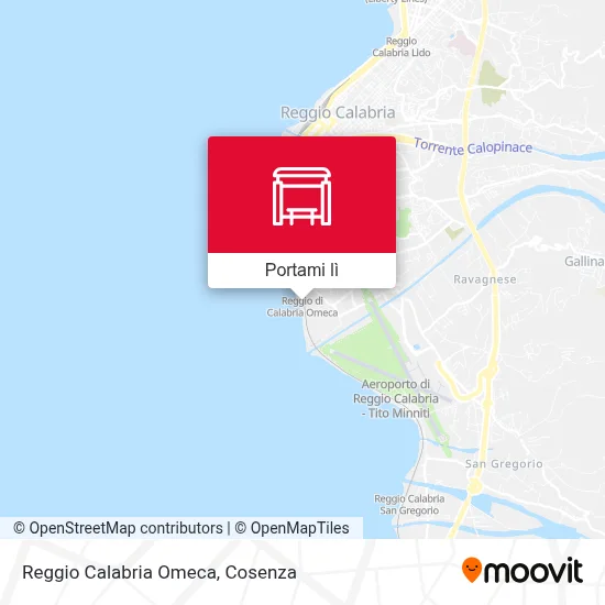 Mappa Reggio Calabria Omeca