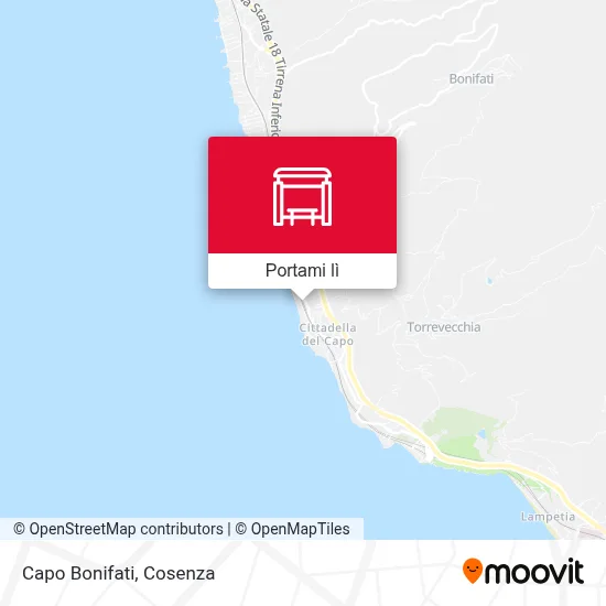 Mappa Capo Bonifati