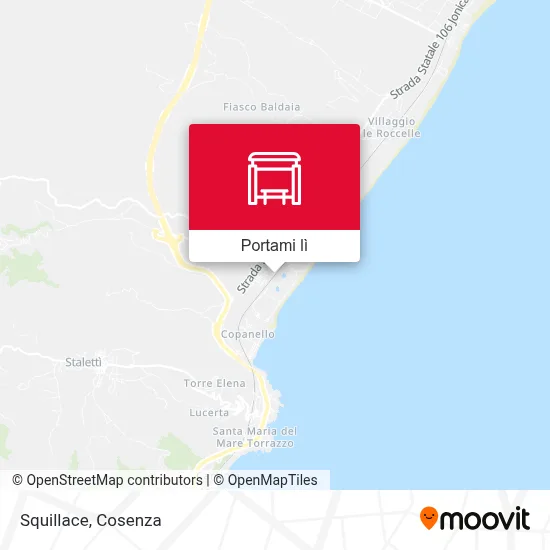 Mappa Squillace