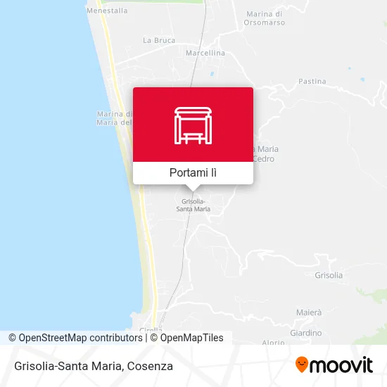 Mappa Grisolia-Santa Maria