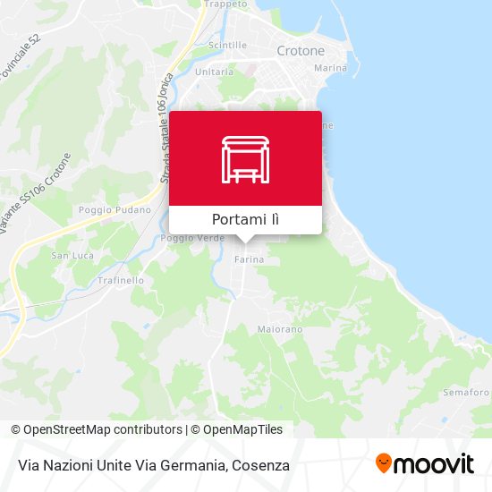 Mappa Via Nazioni Unite Via Germania