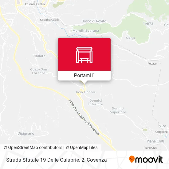 Mappa Strada Statale 19 Delle Calabrie, 2