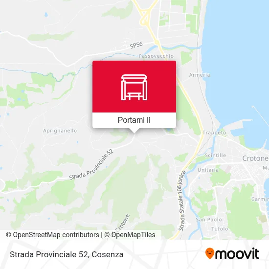 Mappa Strada Provinciale 52