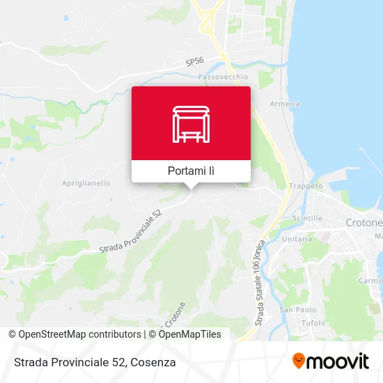 Mappa Strada Provinciale 52