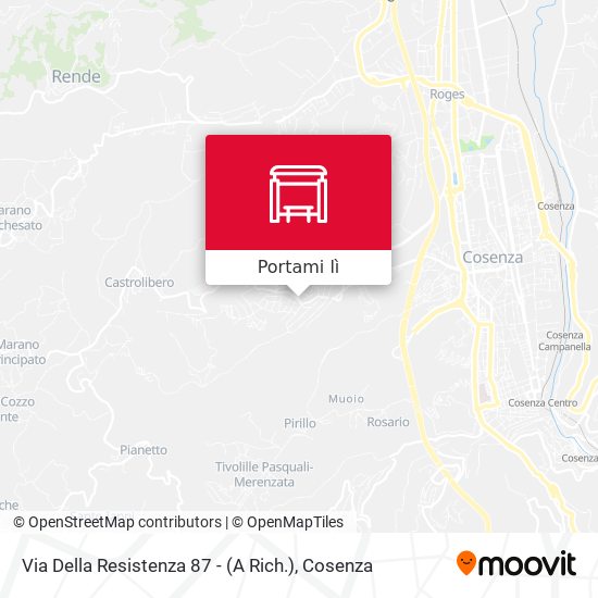 Mappa Via Della Resistenza 87 - (A Rich.)