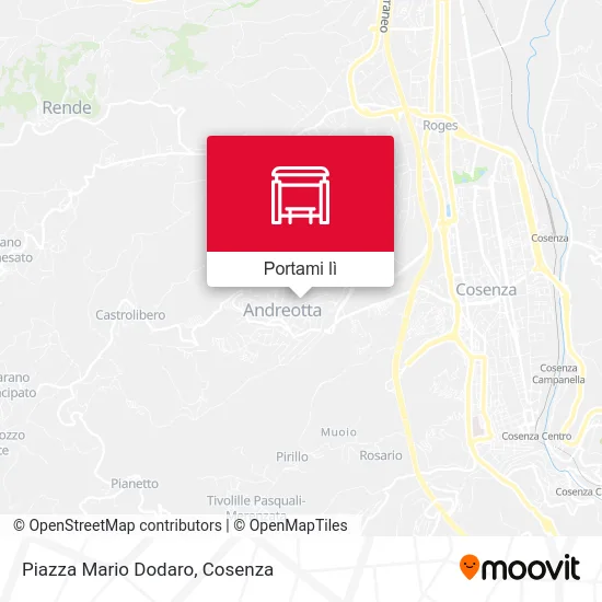 Mappa Piazza Mario Dodaro