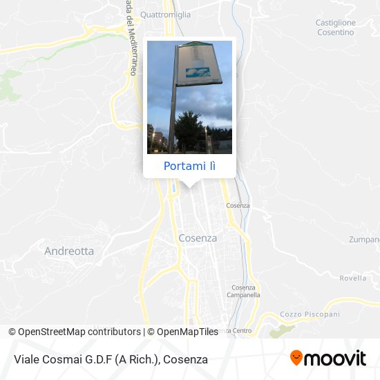 Mappa Viale Cosmai G.D.F (A Rich.)