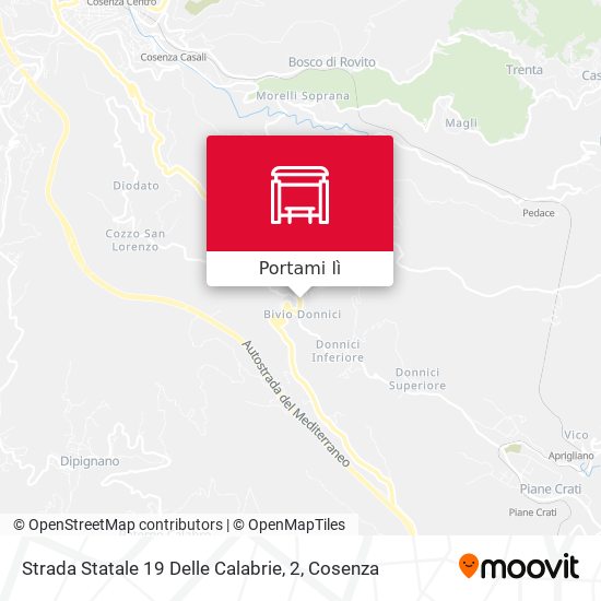 Mappa Strada Statale 19 Delle Calabrie, 2