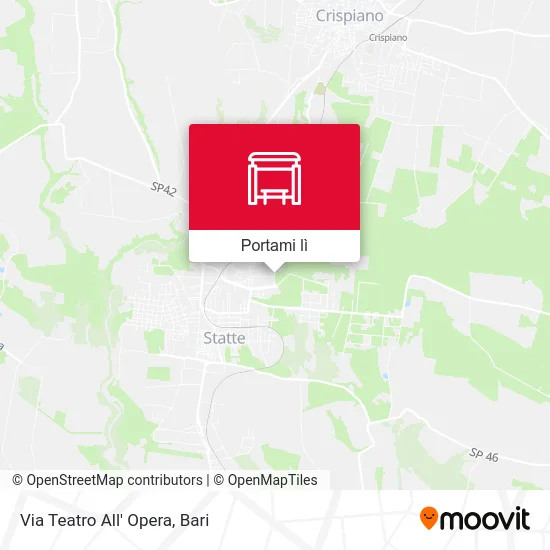 Mappa Via Teatro All' Opera