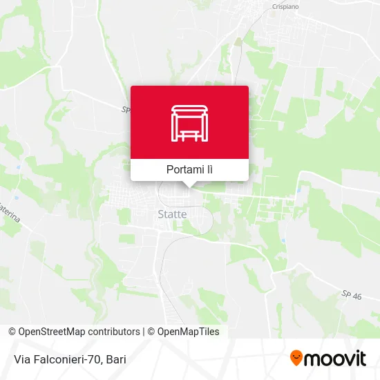 Mappa Via Falconieri-70