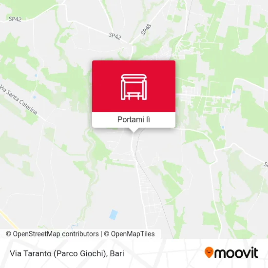 Mappa Via Taranto  (Parco Giochi)