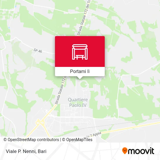 Mappa Viale P. Nenni