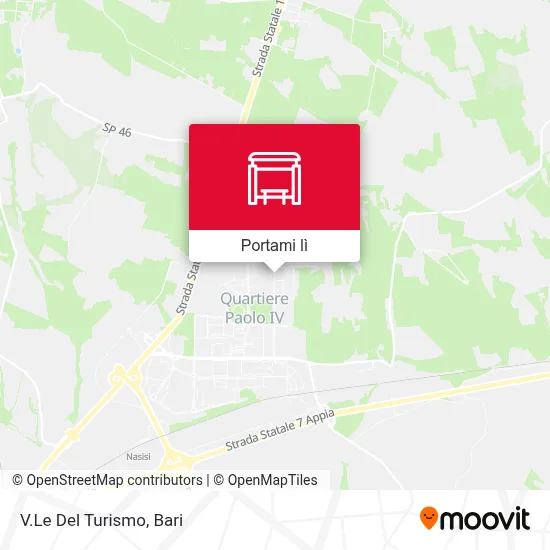 Mappa V.Le Del Turismo