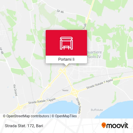 Mappa Strada Stat. 172