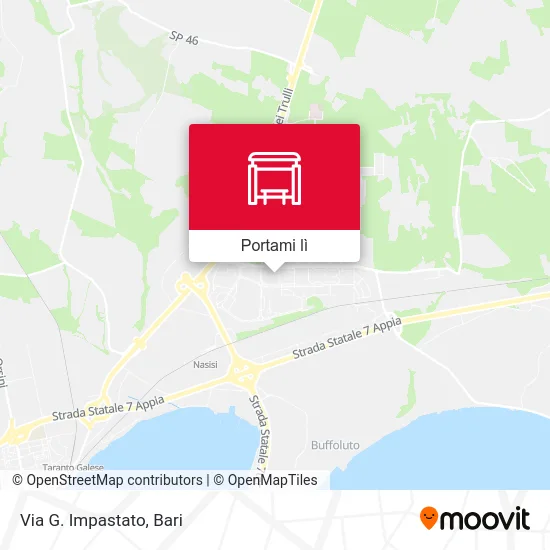 Mappa Via G. Impastato