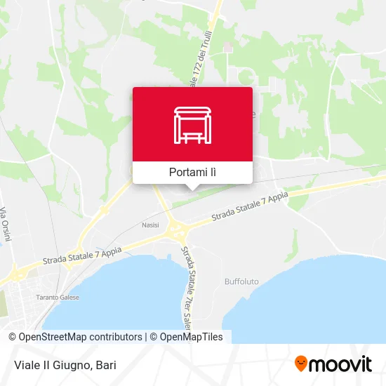 Mappa Viale II Giugno