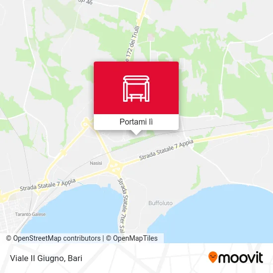 Mappa Viale II Giugno