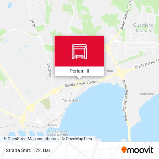 Mappa Strada Stat. 172