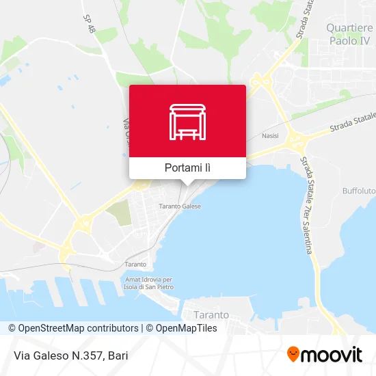 Mappa Via Galeso N.357