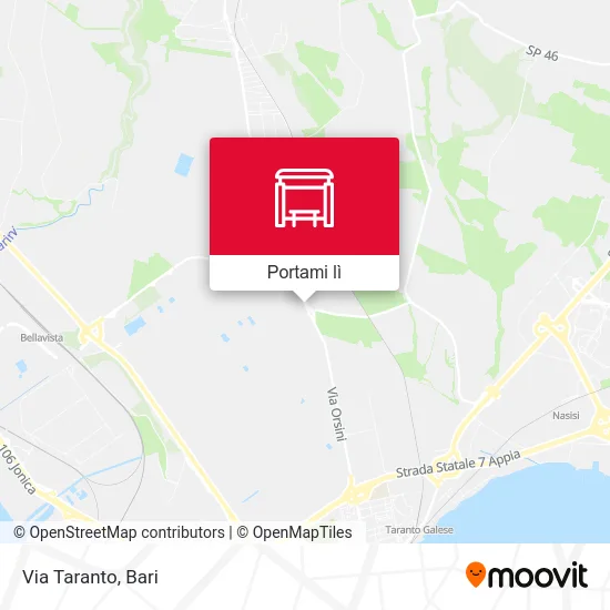 Mappa Via Taranto