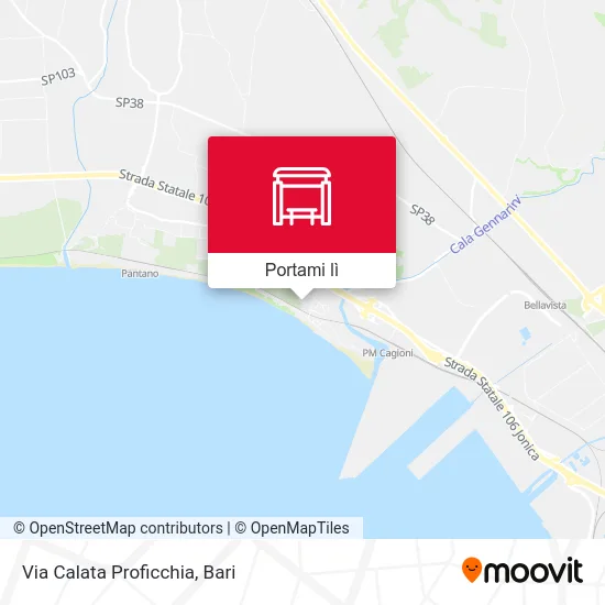 Mappa Via Calata Proficchia