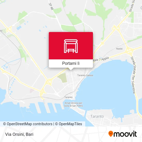Mappa Via Orsini