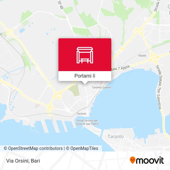 Mappa Via Orsini