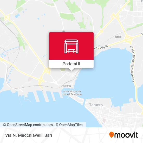 Mappa Via N. Macchiavelli