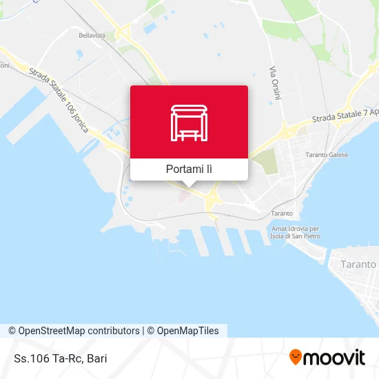 Mappa Ss.106 Ta-Rc