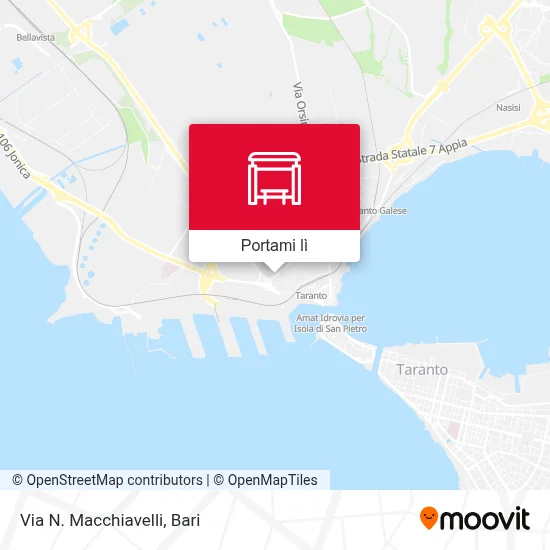 Mappa Via N. Macchiavelli