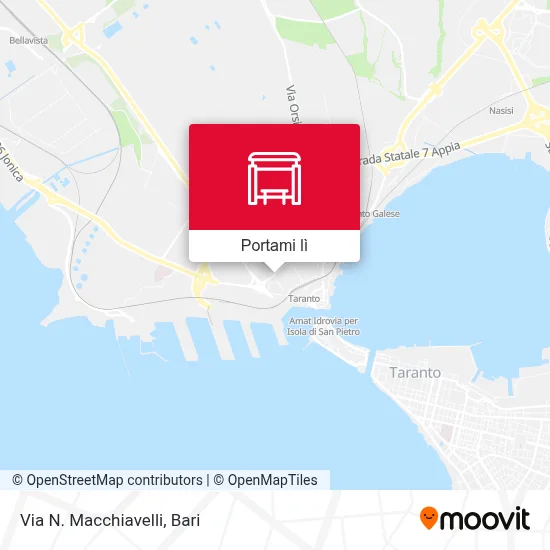 Mappa Via N. Macchiavelli