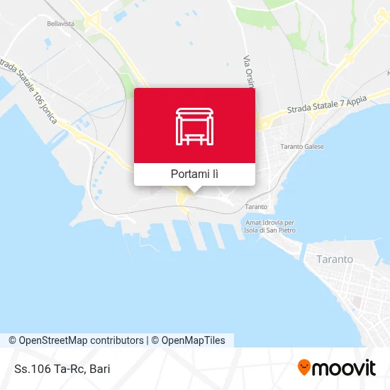 Mappa Ss.106 Ta-Rc