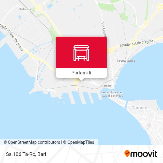 Mappa Ss.106 Ta-Rc